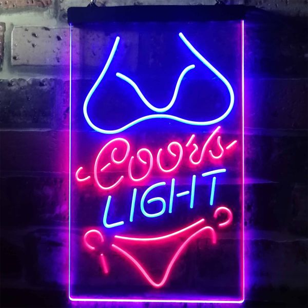 Coors Light Bikini Neon Like Led Sign Fansignstime 