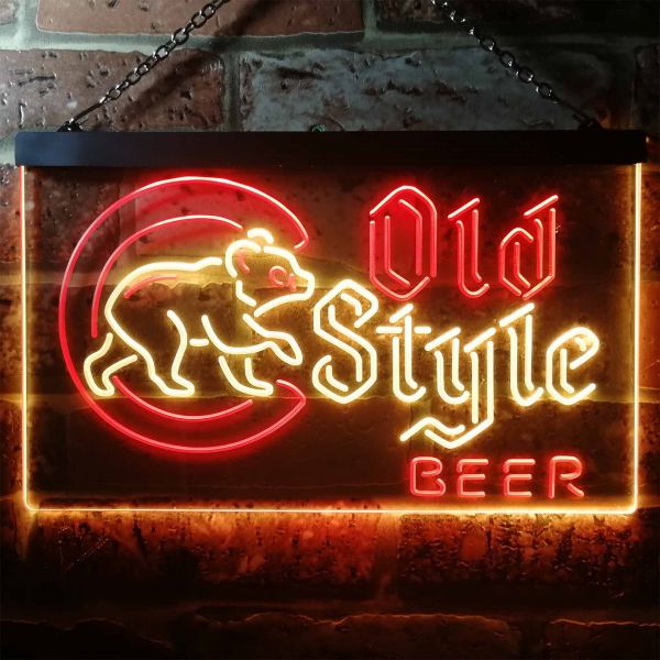 Chicago Cubs Old Style Beer Neon-Like LED Sign | FanSignsTime