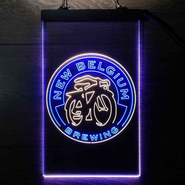 Fat Tire Belgian Top Word Neon Sign Lamp Light Beer Bar With Dimmer 