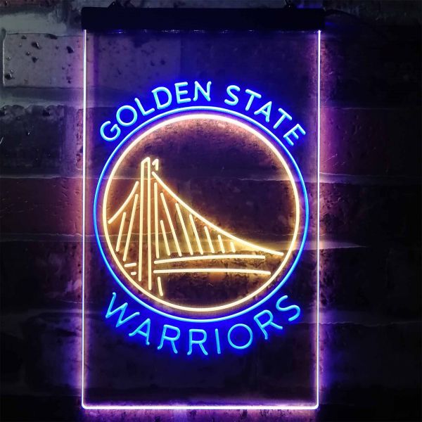 Golden State Warriors Logo Neon-Like LED Sign | FanSignsTime