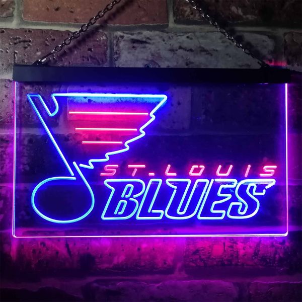 St Louis Blues Neon-Like LED Sign