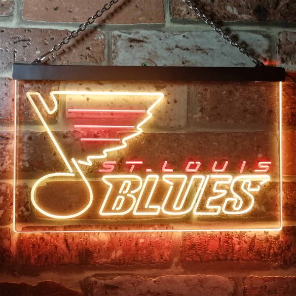 St Louis Blues Logo 2 Neon-Like LED Sign