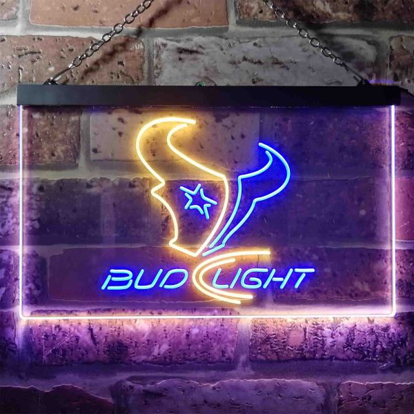 Bud Light Houston Texans NFL LED Sign