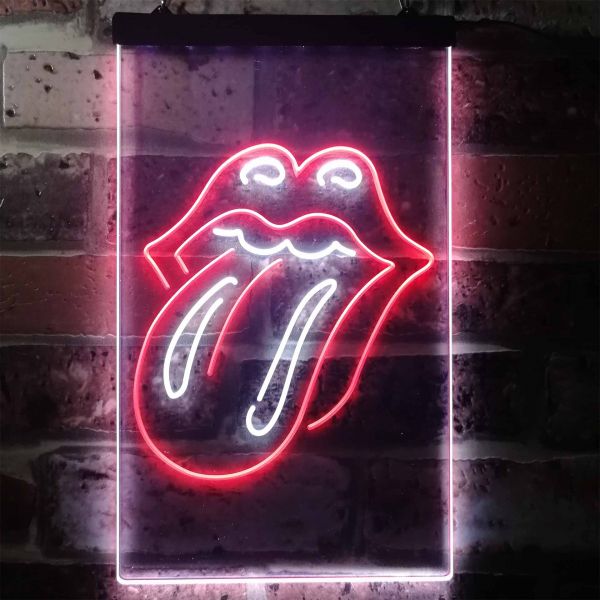 Rolling Stones Logo 2 Neon-Like LED Sign | FanSignsTime