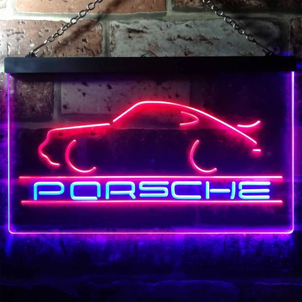 Porsche Neon Light