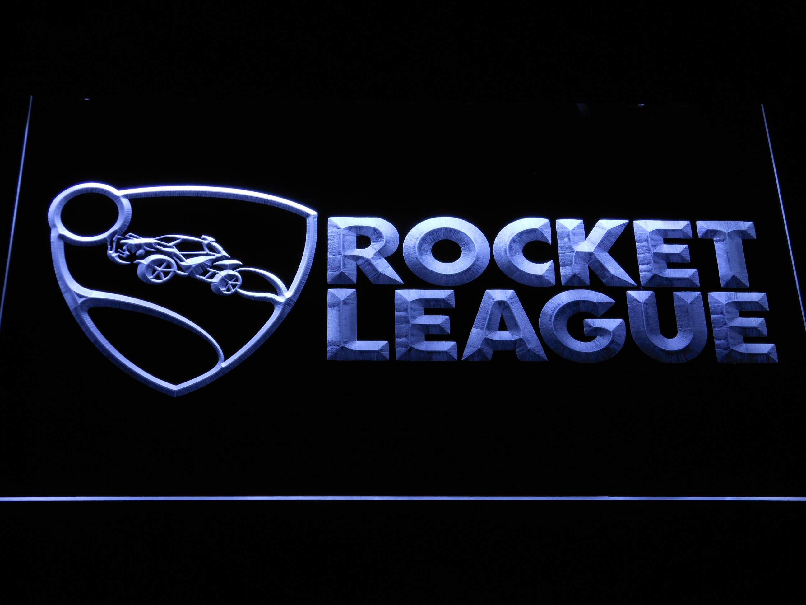 rocket league neon sign