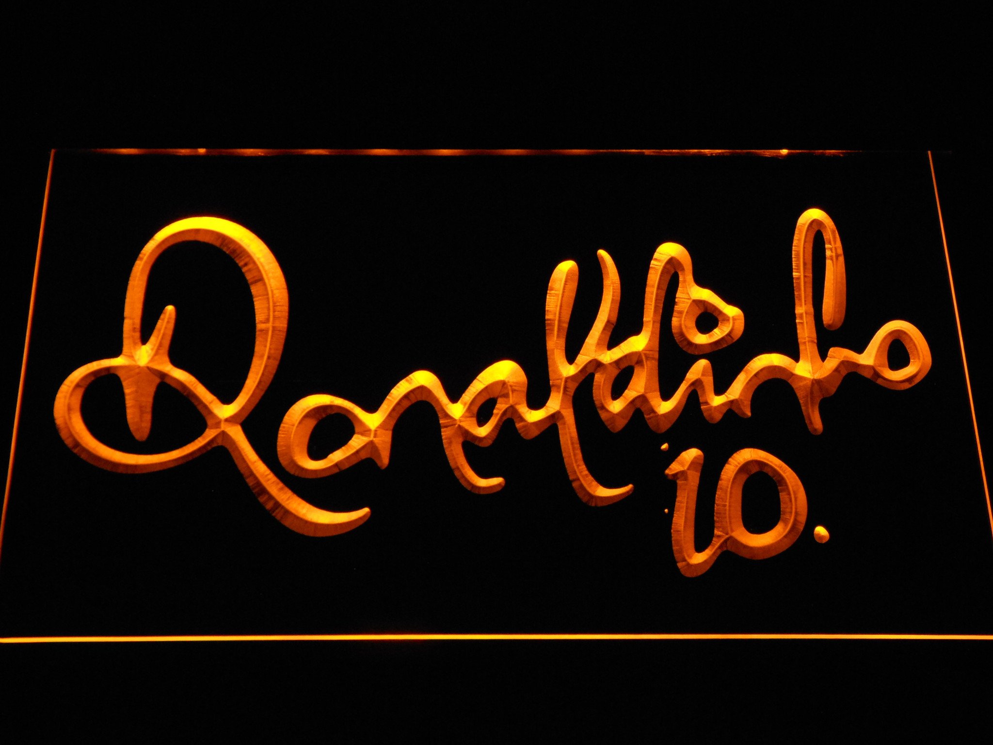 Fc Barcelona Ronaldinho Signature Led Neon Sign Fansignstime