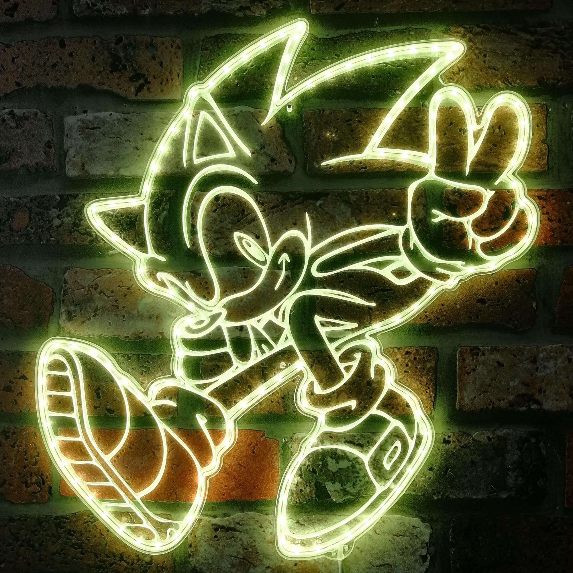 Sonic store the hedgehog Sign , Neon like , Sonic light art , -xwa