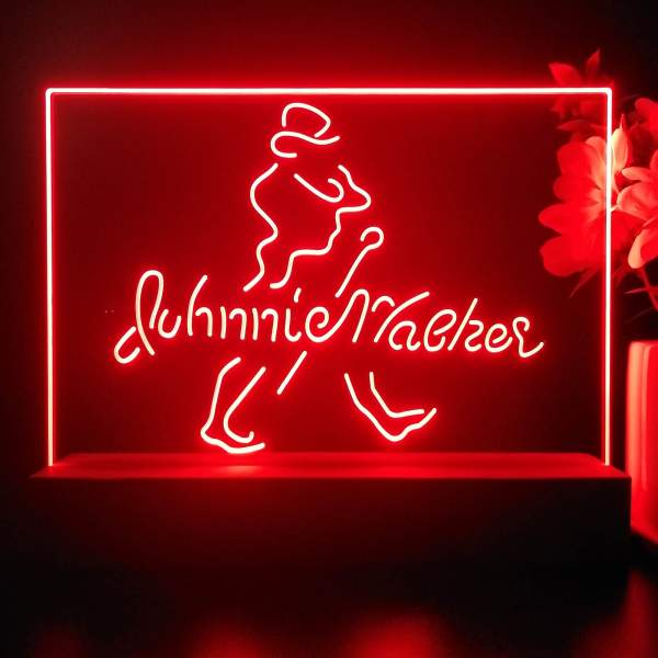 Johnnie Walker Logo Cursive LED Desk Light | FanSignsTime