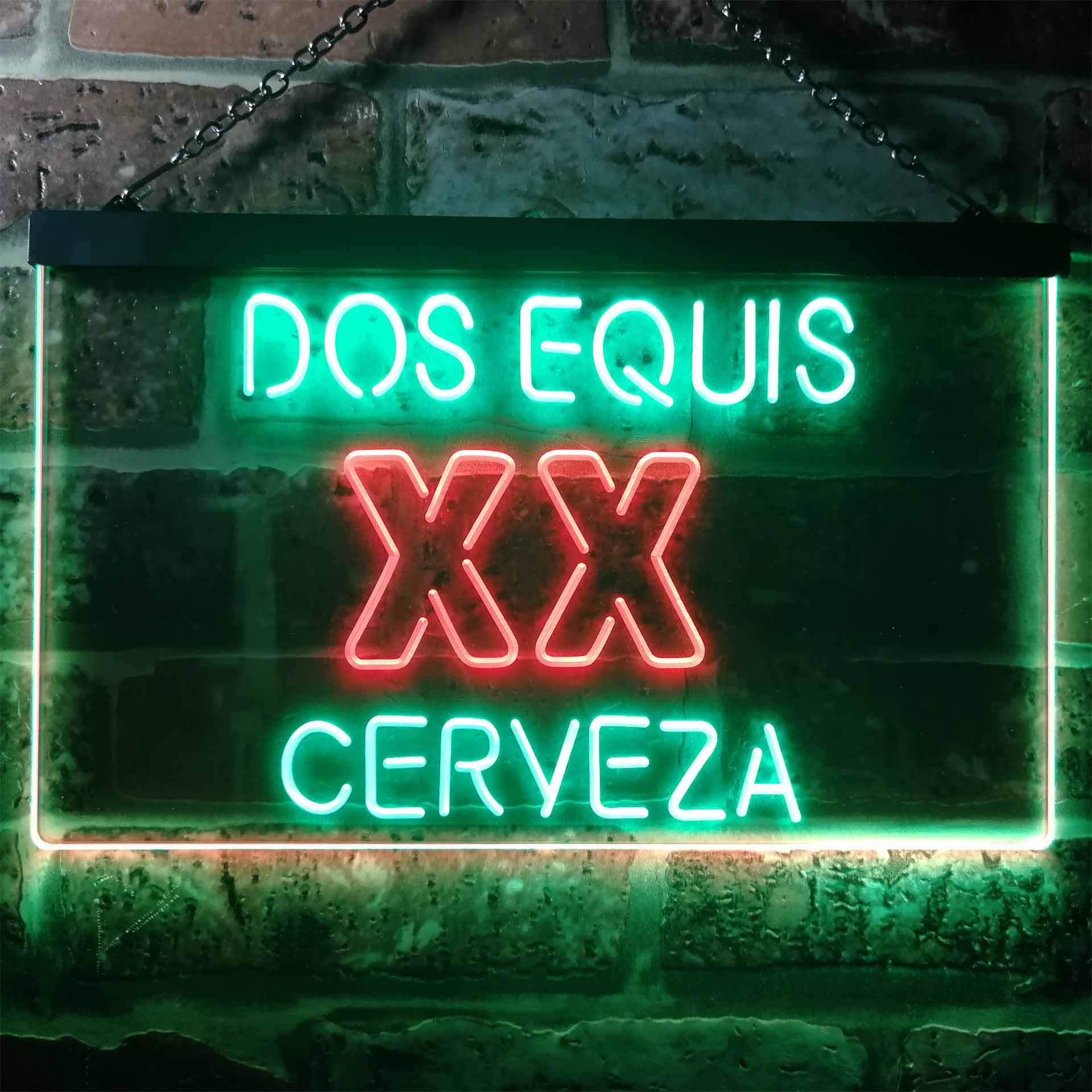 dos equis neon light