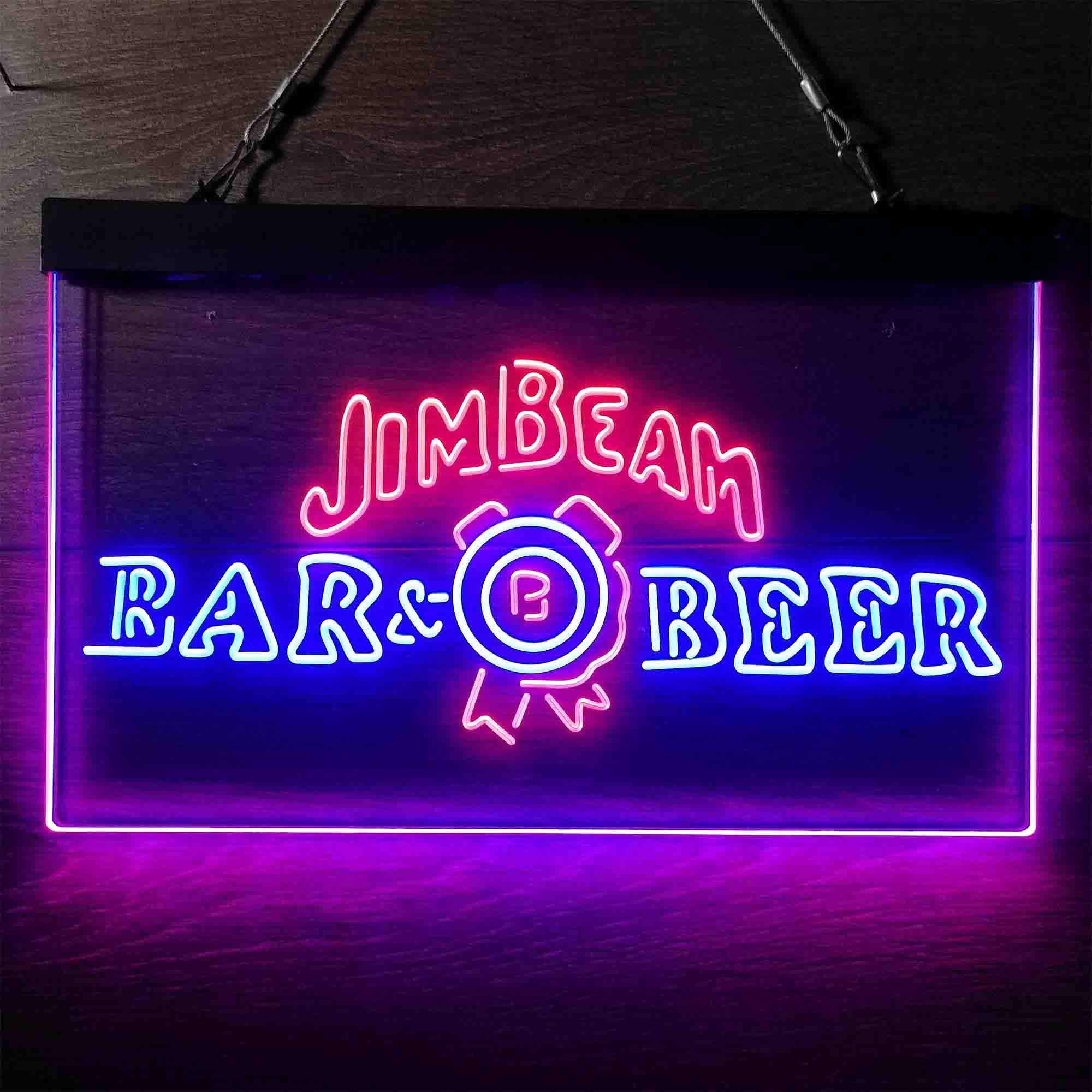 Jim outlet beam neon sign