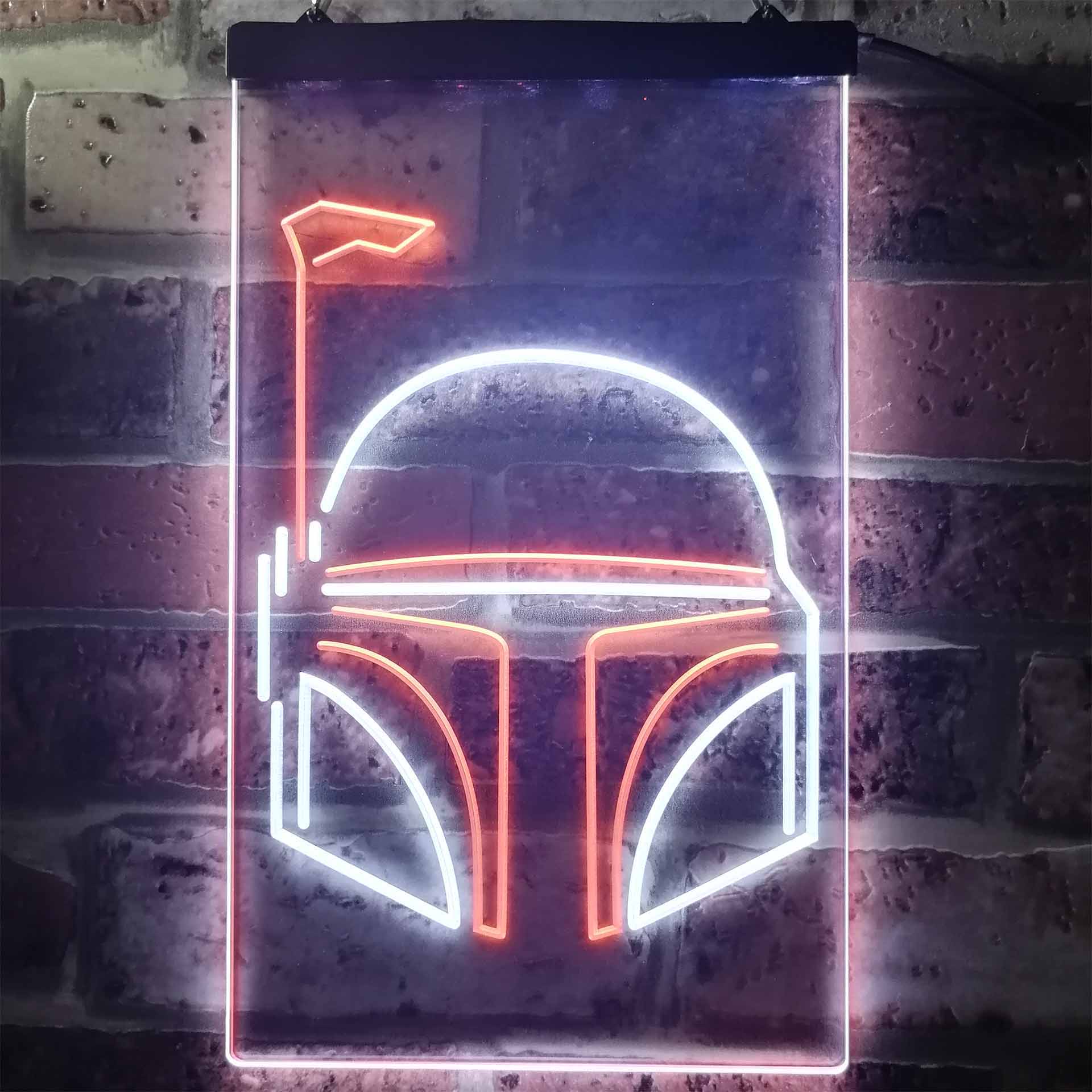 Star Wars Boba Fett Helmet Neon-Like LED Sign | FanSignsTime